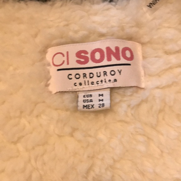 Green corduroy puffer vest - Picture 2 of 2